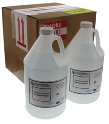 Technical Grade Distilled Water - 4x1 Gallons