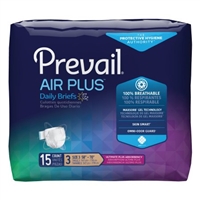 Prevail Air Plus Stretchable Unisex Briefs Size 3
