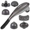 Handheld Massager Black & Chrome