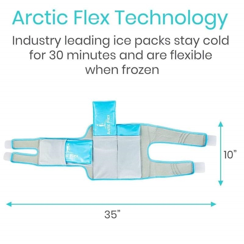 Mars Wellness Knee Ice Wrap Pack - Gel Compression Brace Cold/Hot Gel –  Mars Med Supply