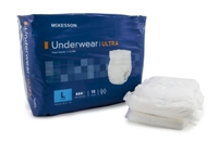 Adult Absorbent Underwear McKesson Ultra Pull On Large Disposable Heavy Absorbency