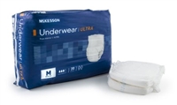 Adult Absorbent Underwear McKesson Ultra Pull On Medium Disposable Heavy Absorbency