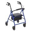 Rollator with 6" Wheels, Blue