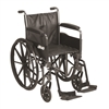Silver Sport 2 Wheelchair, Detachable Full Arms, Swing away Footrests, 20" Seat