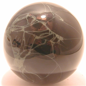 Spiderweb Obsidian Sphere