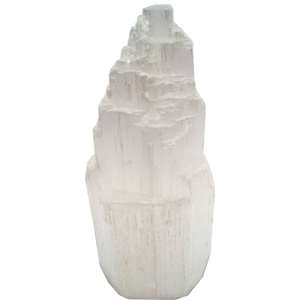 White Selenite Step Tower