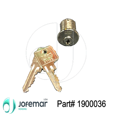 STS Stacker Lock and 2 Key Assembly