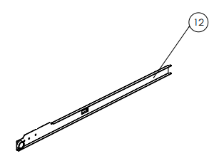 V3 Right Side Tray Rail