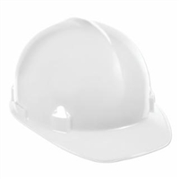 Jackson Safety SC-6 Cap Style Slotted, Non-Vented Safety Hard Hat, White