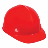 Jackson Safety SC-6 Cap Style Slotted, Non-Vented Safety Hard Hat, Red