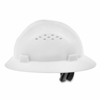 Jackson Safety Advantage Full Brim Vented Safety Hard Hat, White