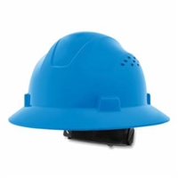 Jackson Safety Advantage Full Brim Vented Safety Hard Hat, Blue