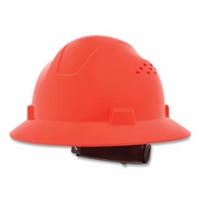 Jackson Safety Advantage Full Brim Vented Safety Hard Hat, Hi-Viz Orange