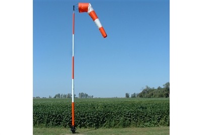 20 Foot Hinged Windsock Pole