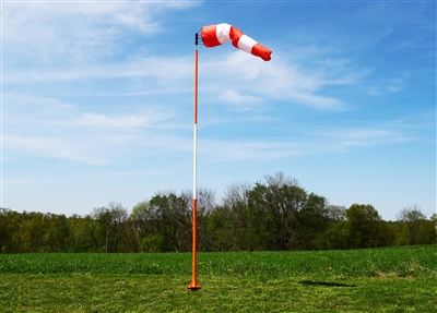 20 Foot Hinged Windsock Pole