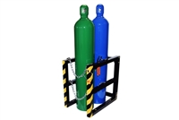 2-Cylinder Welding Gas Storage Rack