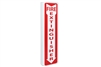 Wall Mount Plastic Fire Extinguisher Sign with a 90 Degree Projection
