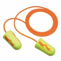 3M 311-1252 E-A-Rsoft Yellow Neon Blasts Disposable Foam Earplugs,  Corded