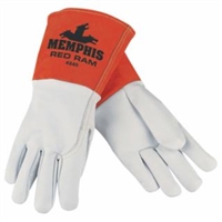 MCR Safety 4840 Red Ram Leather Unlined Welding Safety Gloves
