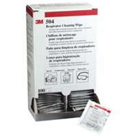 3M 504 Respirator Cleaning Wipes - Pack of 100