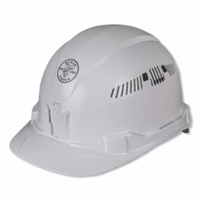Klein Tools 60105 Cap Style Vented Hard Hat, White