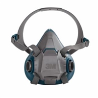 3M 6501 Rugged Comfort Half Facepiece Reusable Respirator Mask, Small