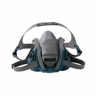 3M 6501QL Rugged Comfort Quick Latch Half Facepiece Reusable Respirator Mask, Small