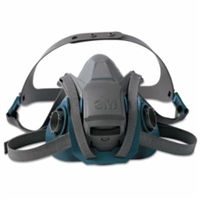 3M 6502QL Rugged Comfort Quick Latch Half Facepiece Reusable Respirator Mask, Medium