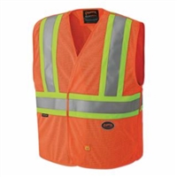 Pioneer 6914A Hi-Viz Orange Flame Resistant Safety Vest