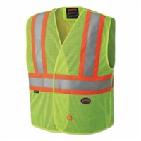 Pioneer 6914A Hi-Viz Yellow/Green Flame-Resistant Safety Vest