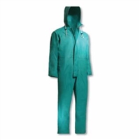Onguard 7102000 Chemtex Green Chemical Resistant Safety Coverall with Hood