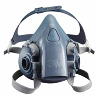 3M 7501 Half Facepiece Reusable Respirator Mask, Small