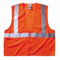 Ergodyne 8210Z GloWear Orange Mesh Hi-Vis Safety Vest