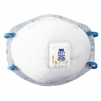 3M 8577 Disposable Half Facepiece Particulate Respirator with Nuisance Level Organic Vapor Relief