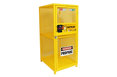 8 Cylinder Horizontal Propane Tank Storage Cabinet