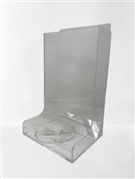 Wall-Mount Clear Safety Glasses Storage and Dispenser Case