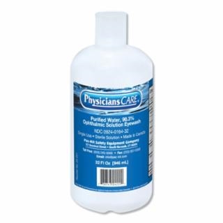 First Aid Only 579-24-201- 32 Oz. Single-Use Eyewash Bottle