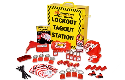 Lockout Tagout Secured Wall Mount Box Kit