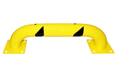 Yellow Powder Coated Low-Profile Machine Guard