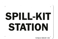 â€œSpill Kit Stationâ€ Plastic Safety Sign