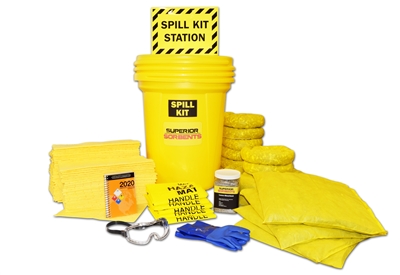 Superior Sorbents Pro-Plus Hazmat 30 Gallon Drum Style Spill Kit