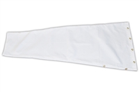 13 Inch x 54 Inch White Replacement Windsock
