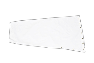 18 Inch x 48 Inch White Replacement Windsock