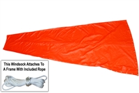 36 Inch x 144 Inch Orange Replacement Windsock