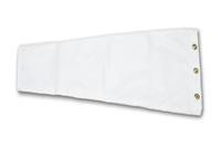 6 Inch x 24 Inch White Replacement Windsock