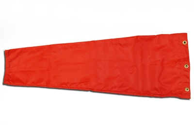 8 inch x 36 inch Orange Replacement Windsock