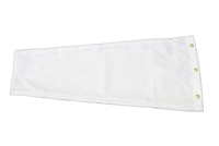 8 Inch x 36 Inch White Replacement Windsock