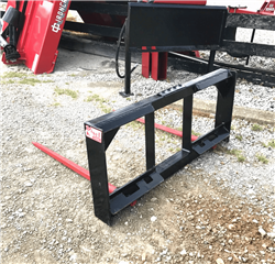 New Kivel Skid Steer Double Front Bale Spear