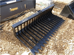 New 74" Rock Bucket Skid Steer QT Hook Up