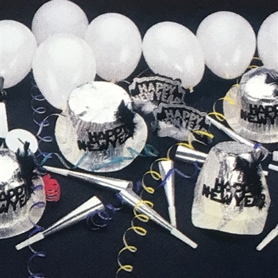 13741 Black & White New Year's Party Kit